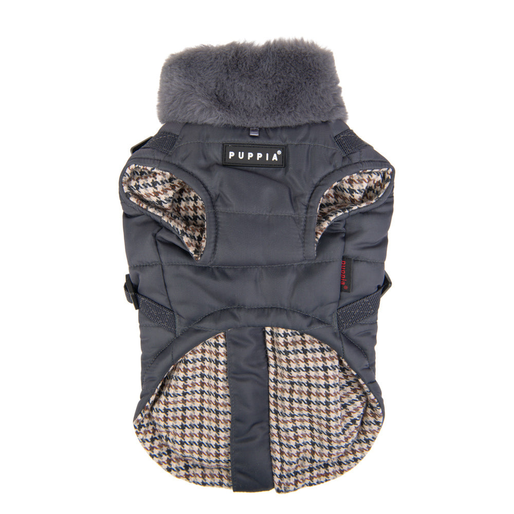 Puppia Donavan Jacket Harness Grey - Premium Hondenkleding > hondenjas from Puppia - Just €81.99! Shop now at Frenkiezdogshop