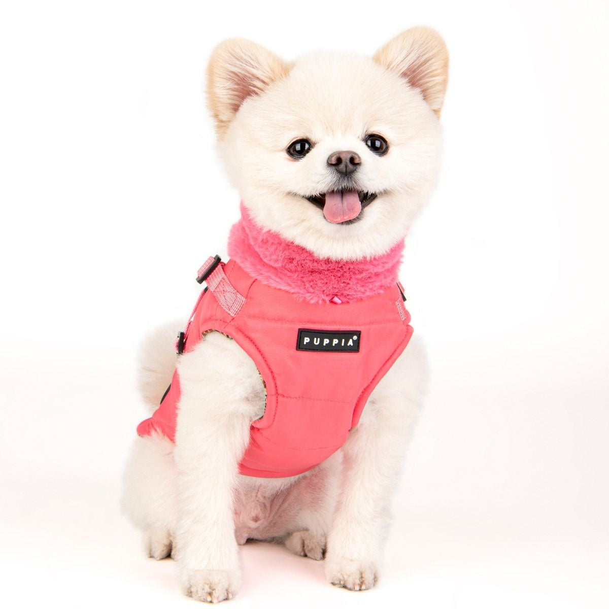 Puppia Donavan Jacket Harness Pink - Premium Hondenkleding > hondenjas from Puppia - Just €81.99! Shop now at Frenkiezdogshop