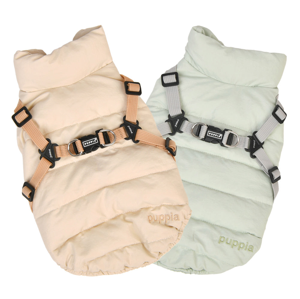 Puppia Cotton Touch Harness Jumper Beige - Premium Hondenkleding > hondenjas from Puppia - Just €67.99! Shop now at Frenkiezdogshop