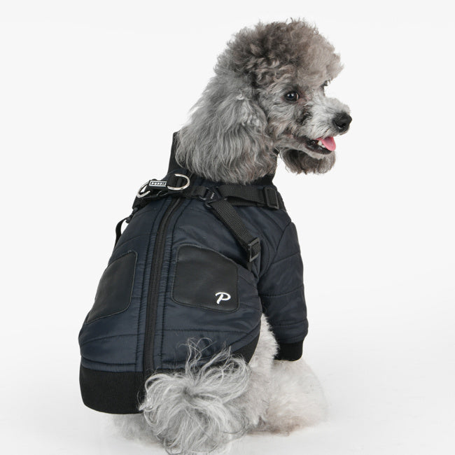 Puppia Stratus Jacket Harness Black - Premium Hondenkleding > hondenjas from Puppia - Just €92.99! Shop now at Frenkiezdogshop