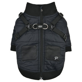 Puppia Stratus Jacket Harness Black - Premium Hondenkleding > hondenjas from Puppia - Just €69.99! Shop now at Frenkiezdogshop