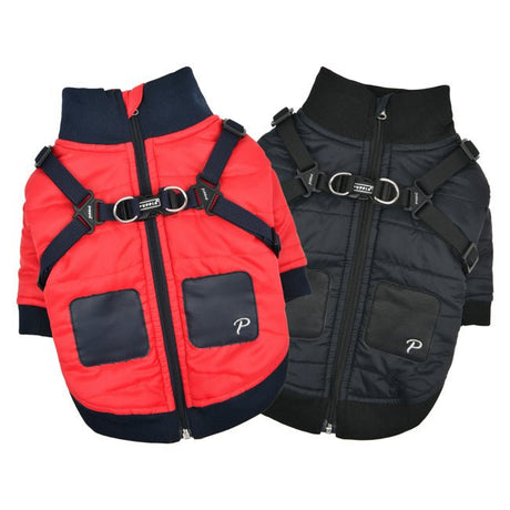 Puppia Stratus Jacket Harness Red Hondenkleding > hondenjas Small