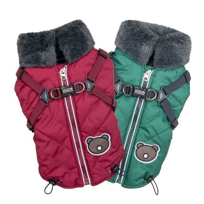 Puppia Isolde Jacket Harness Green - Premium Hondenkleding > hondenjas from Puppia - Just €89.99! Shop now at Frenkiezdogshop