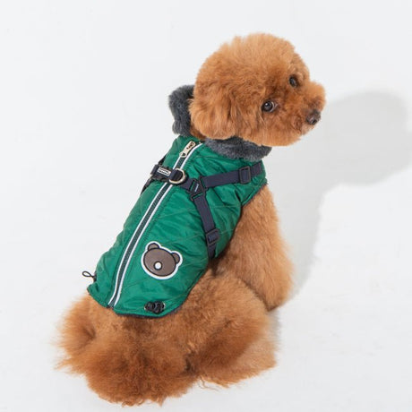 Puppia Isolde Jacket Harness Green Hondenkleding > hondenjas Small