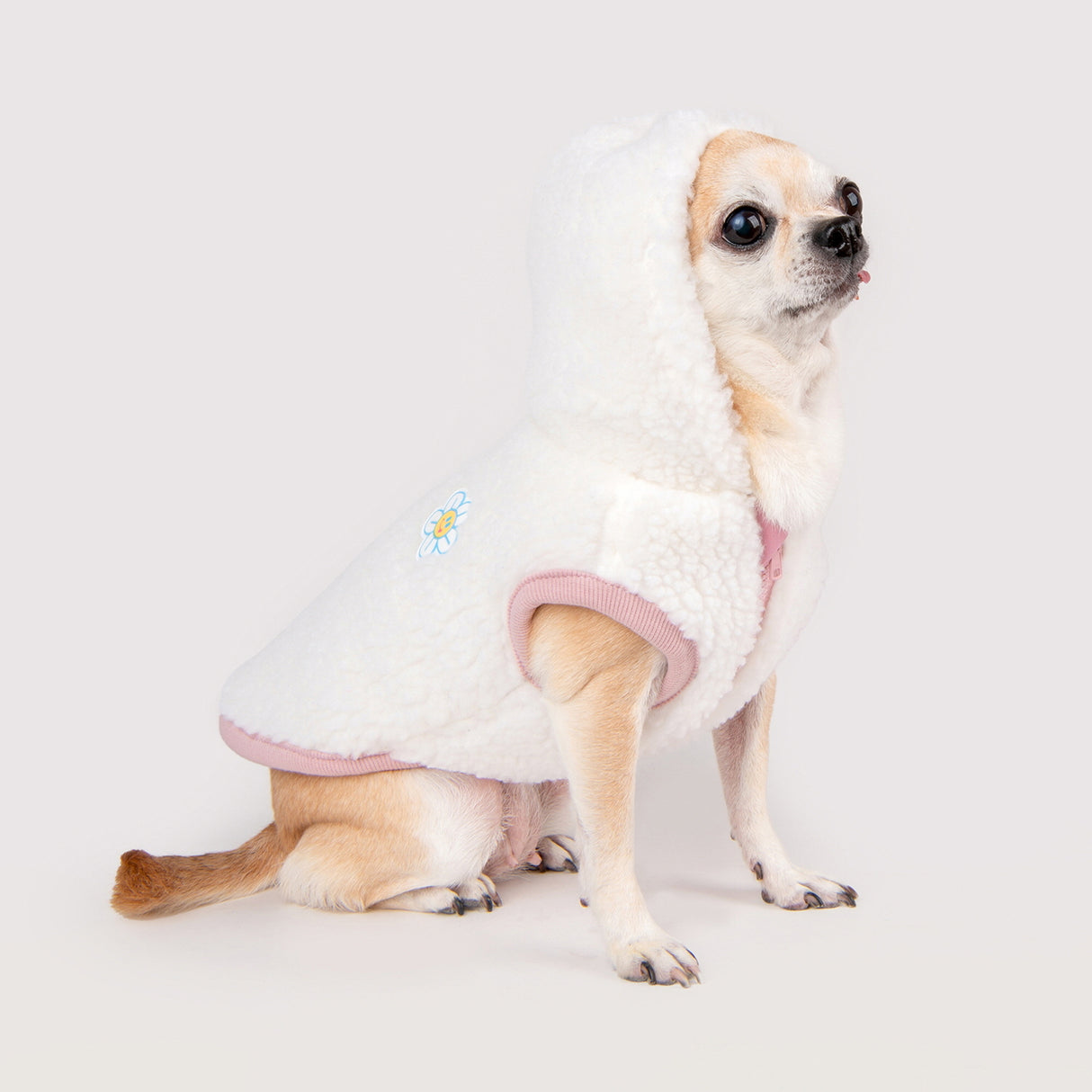 Olchi Warm Vest hondentrui Hoodie Pink - Premium Hondenkleding > Hondentrui from Olchi - Just €43.99! Shop now at Frenkiezdogshop