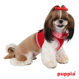 Puppia Vivien Vest Harness model B red - Premium hondentuig > honden harnas from Puppia - Just €23.99! Shop now at Frenkiezdogshop