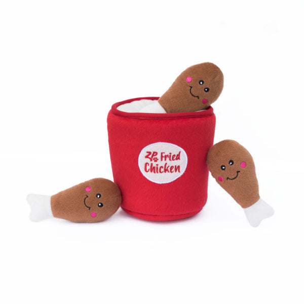 Zippy Paws Burrow - Chicken Bucket - Premium Hondenspeeltje > Hondenspeelgoed from Zippy Paws - Just €14.99! Shop now at Frenkiezdogshop